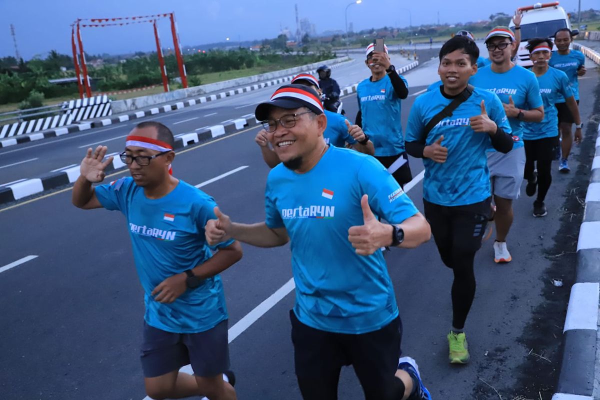 Merdeka Run tandai penutupan kegiatan HUT Ke-78 RI di Kilang Cilacap