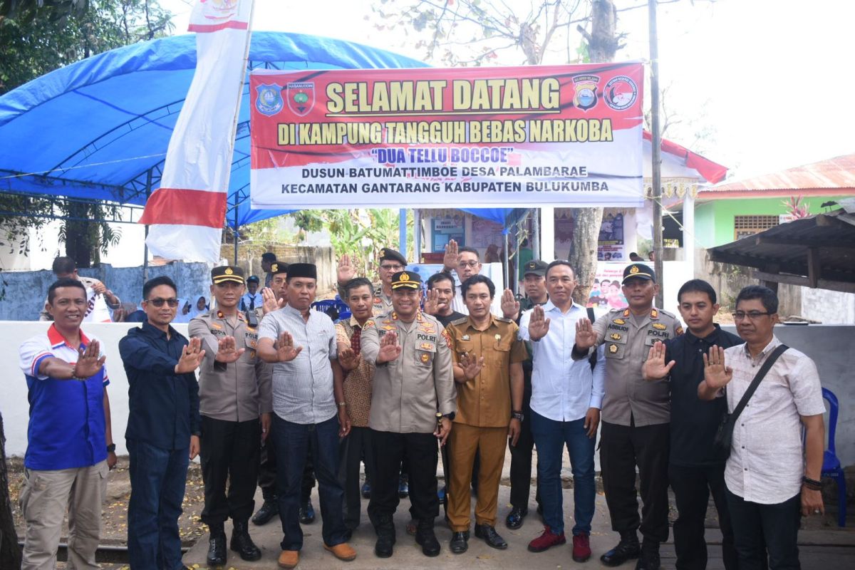 Bulukumba bentuk Kampung Tangguh Bebas Narkoba