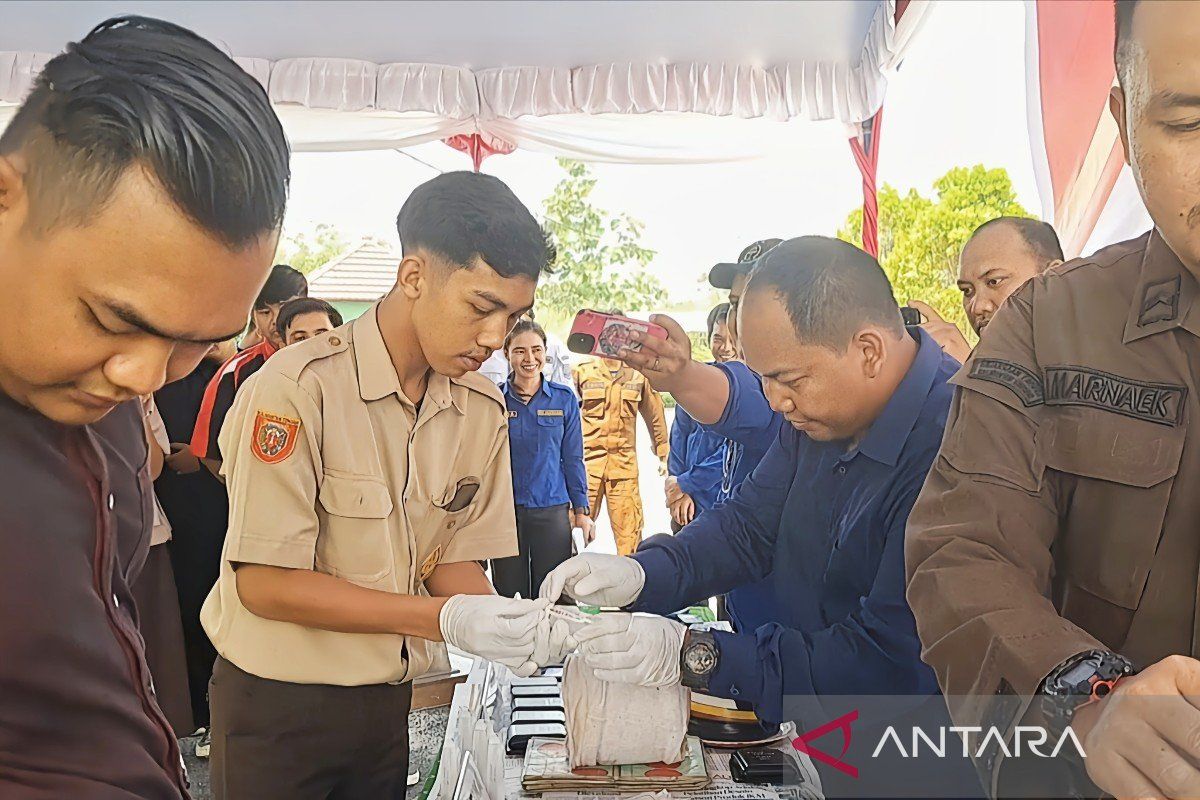 Pj Sekda Gumas apresiasi pelibatan pelajar dalam pemusnahan narkoba