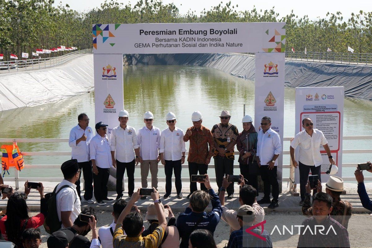 Kadin Indonesia resmikan embung di Boyolali