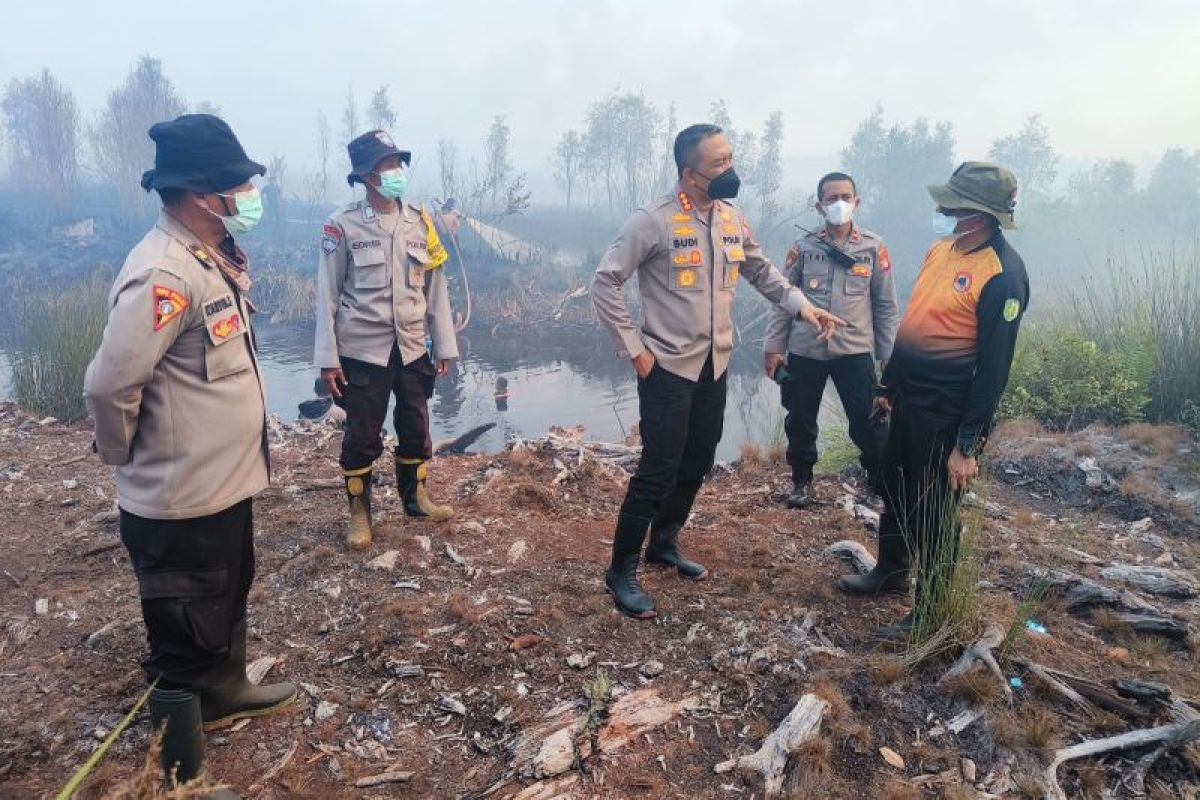 Polisi selidiki kasus karhutla di Palangka Raya