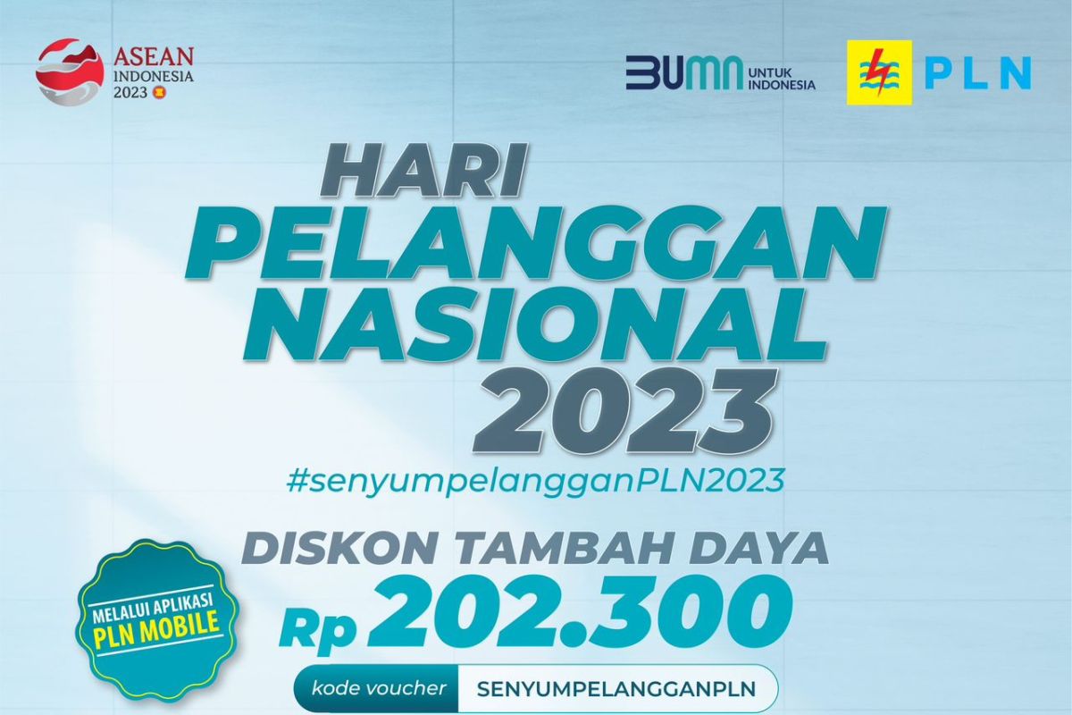 Hari Pelanggan Nasional, PLN beri diskon tambah daya hanya Rp202.300