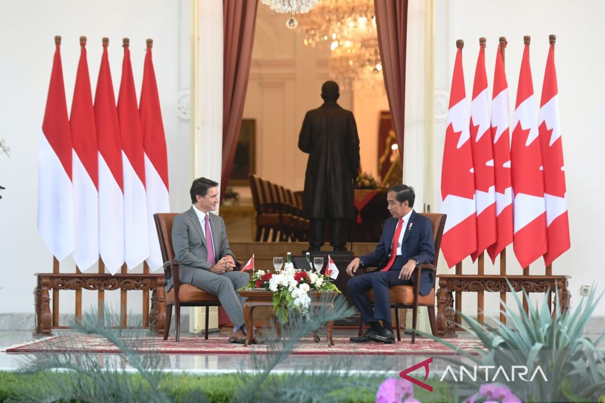 Presiden terima PM Kanada di Istana Kepresidenan Jakarta