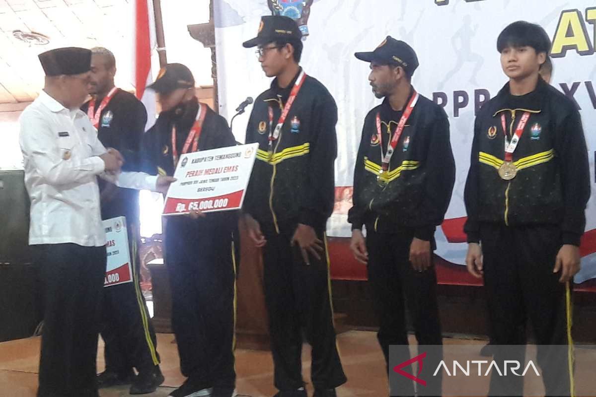 Pemkab Temanggung berikan bonus atlet peraih medali  porprov