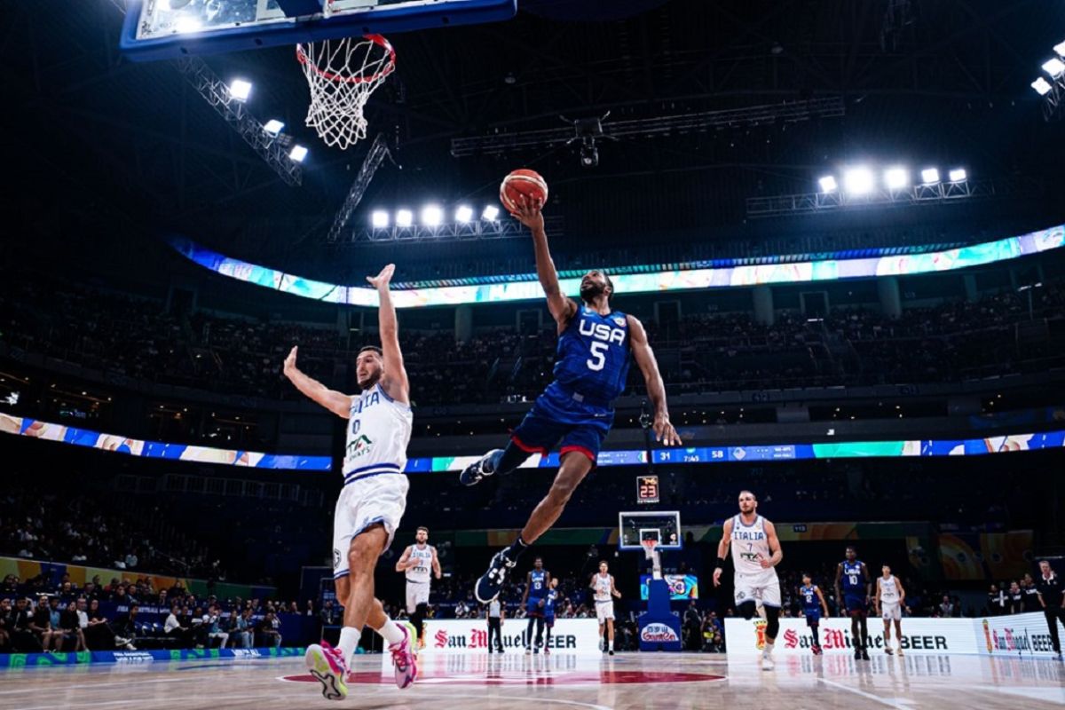 AS maju ke semifinal Piala Dunia FIBA