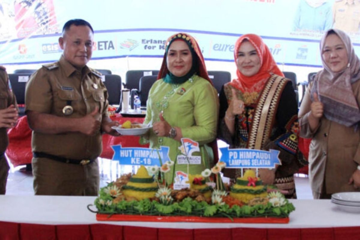 Bupati Lampung Selatan hadiri peringatan HUT ke-18 Himpaudi