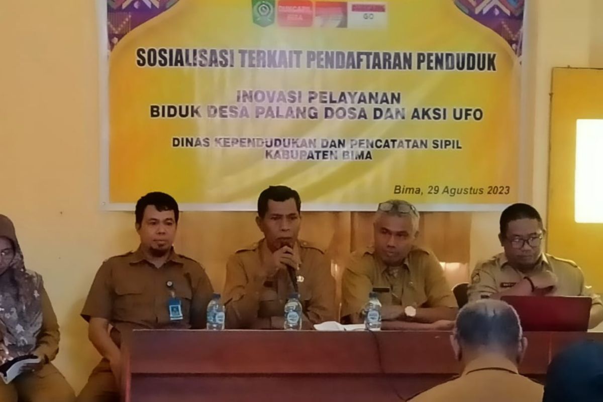 Dukcapil Bima luncurkan inovasi "Biduk Desa Palang Dosa"