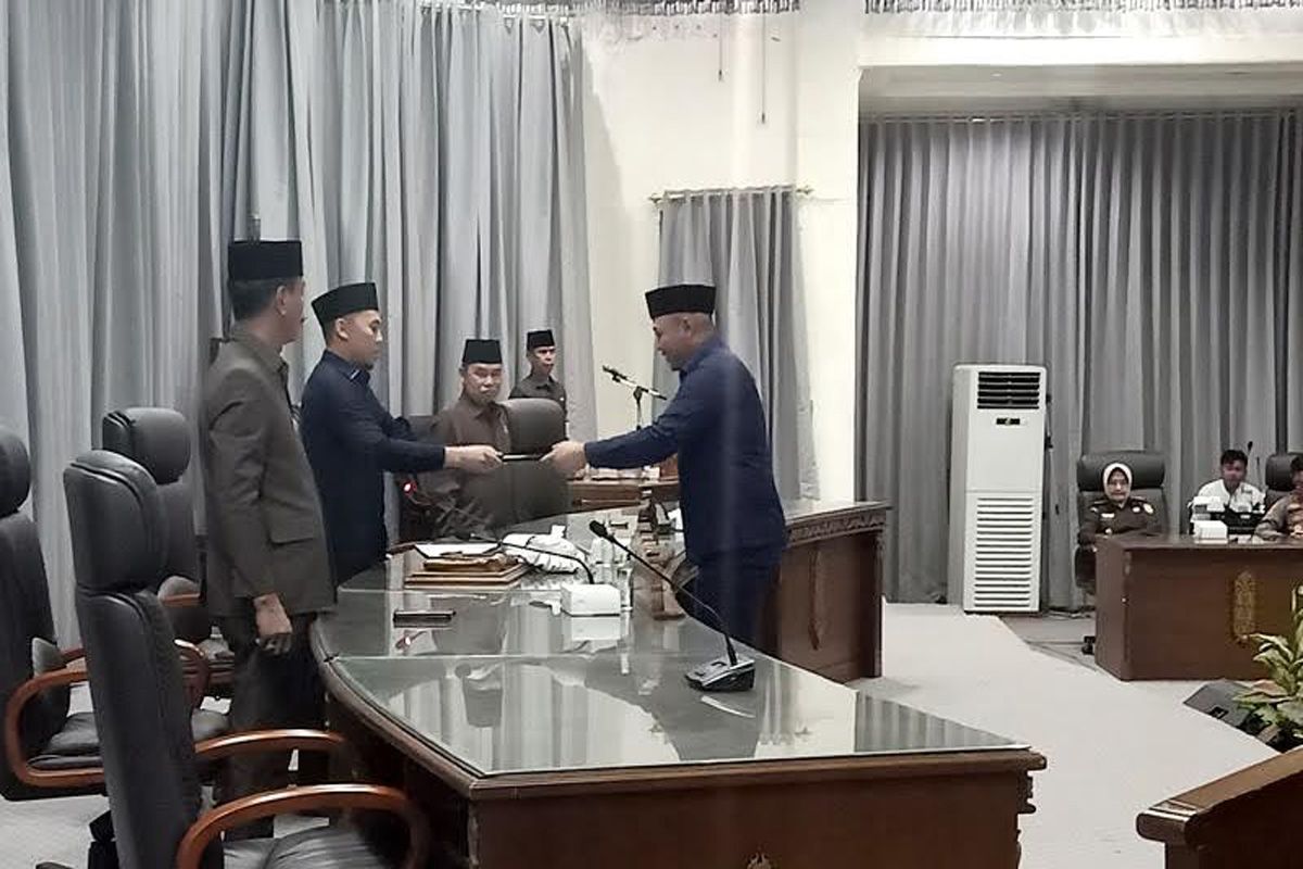 Fraksi Demokrat Barut sampaikan pemandangan umum APBD perubahan