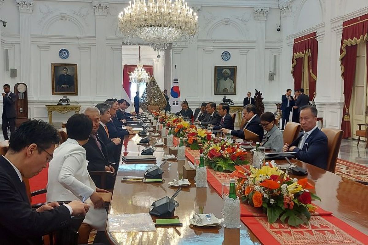 Presiden Jokowi gelar pertemuan bilateral dengan Presiden Korsel