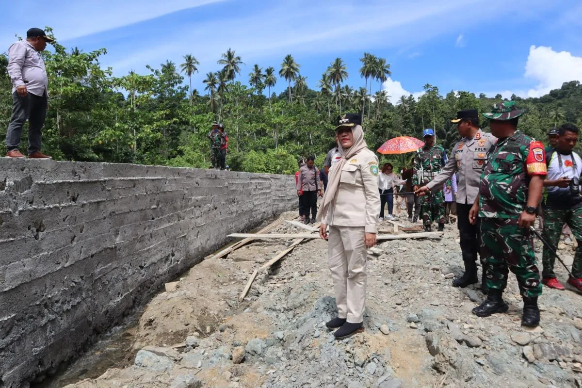Pemkab minta Pemprov bangun infrastruktur di kawasan 3T, nampak salah satu kawasan kota Bobong Pulau Taliabu, Minggu (10/9/2023). ANTARA/Abdul Fatah (Abdul Fatah)