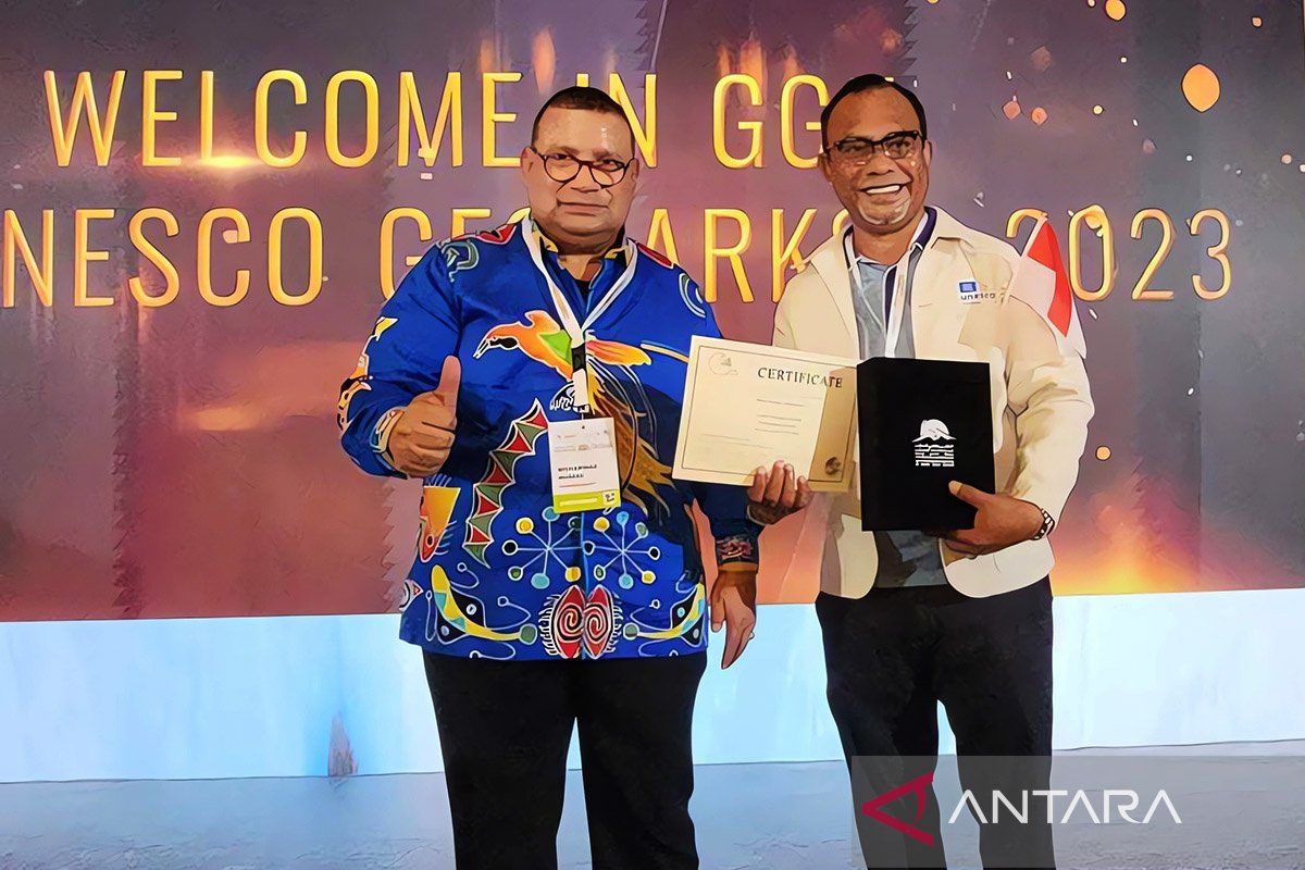 Kabupaten Raja Ampat ditetapkan sebagai Global Geopark oleh UNESCO