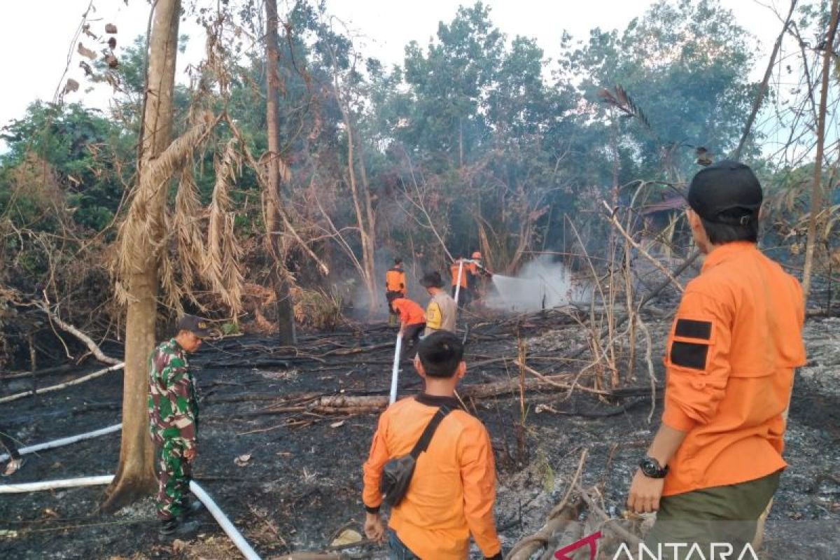 BPBD OKU edukasi masyarakat tidak  bakar sampah mencegah karhutla