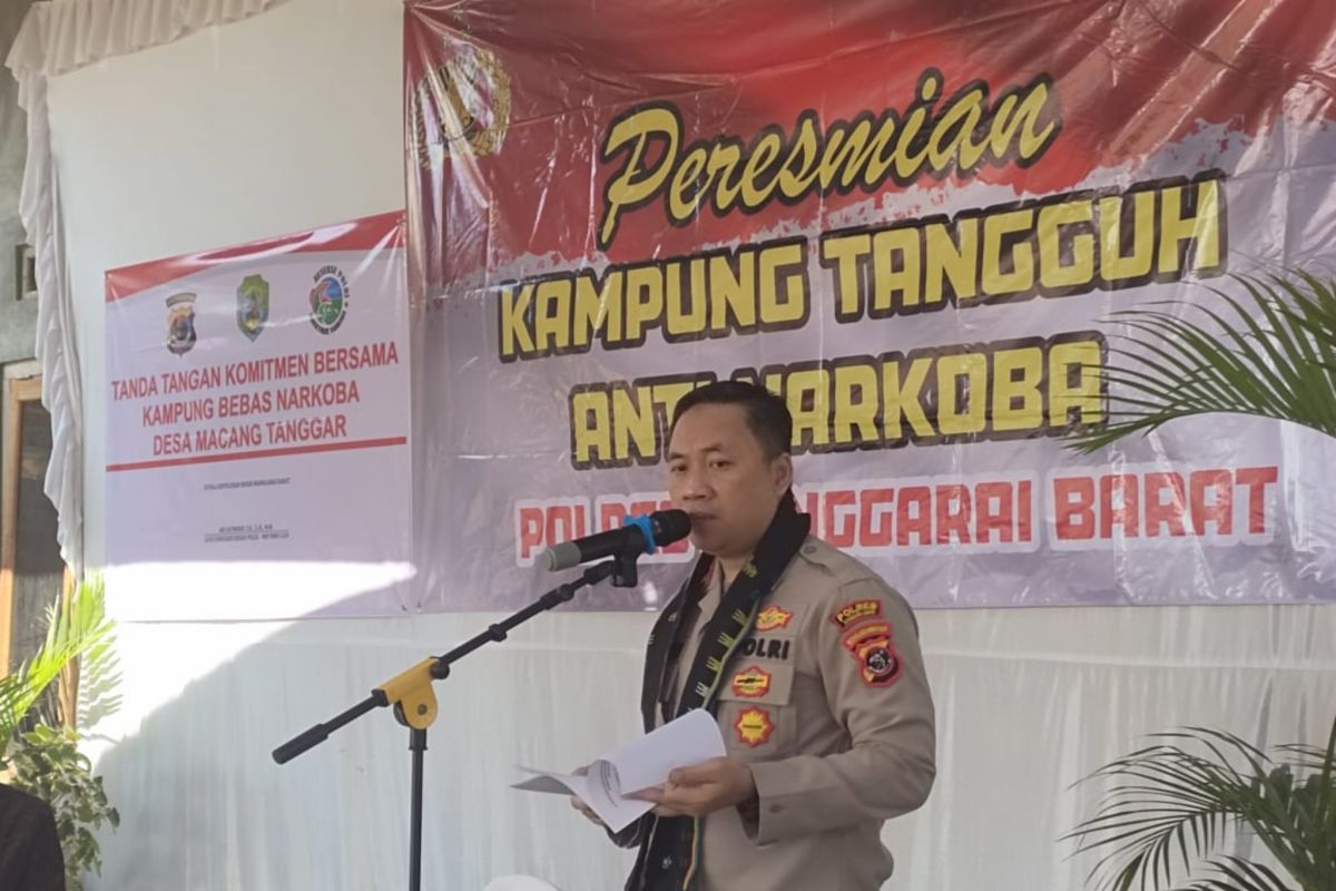 Polisi Manggarai Barat dirikan kampung tangguh bebas narkoba