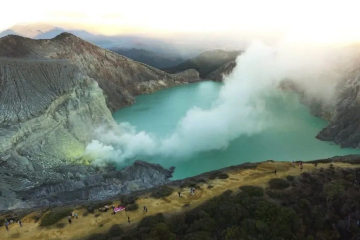 Kawasan Ijen resmi dikukuhkan sebagai Unesco Global Geopark