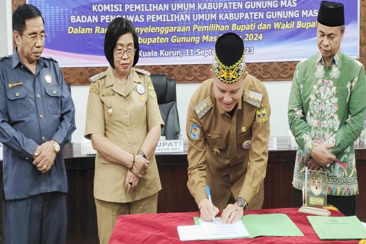 Pemkab Gunung Mas hibahkan Rp38 miliar untuk Pilkada 2024