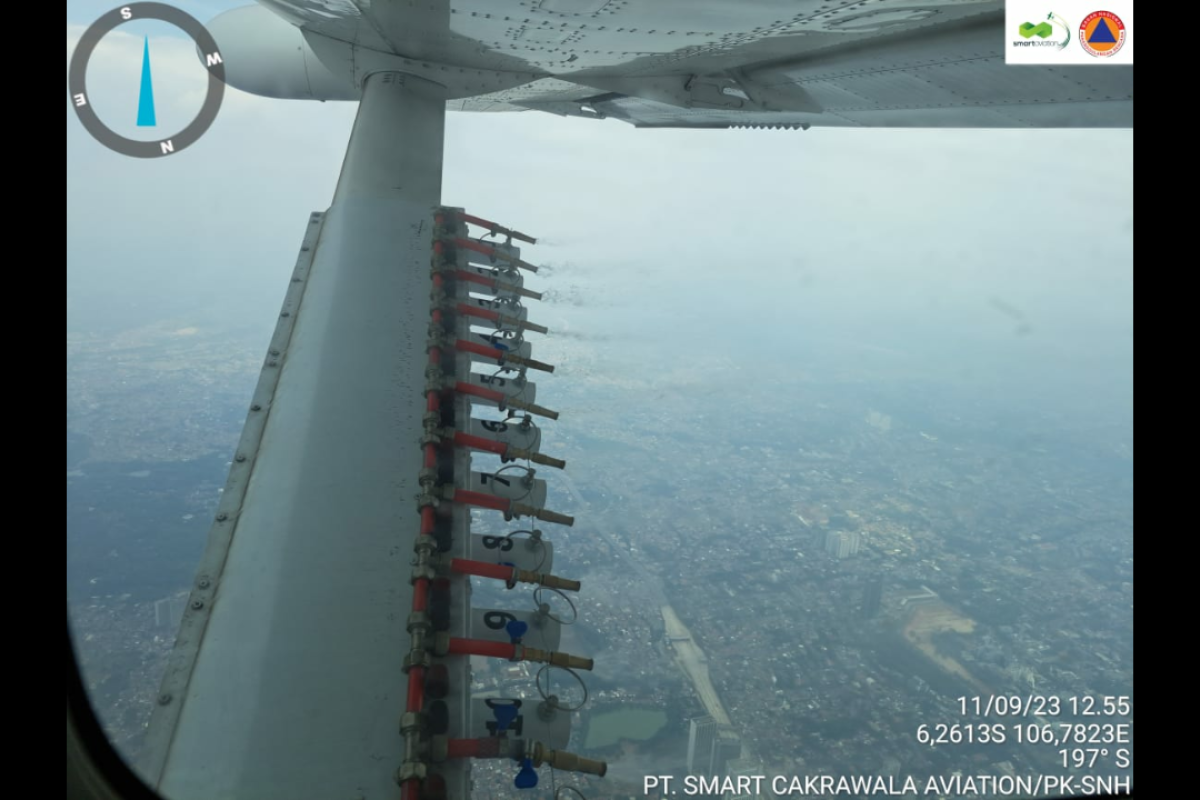 BNPB sebut "water mist spraying" dilanjutkan bersihkan udara Jakarta