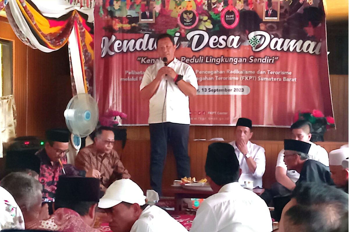 Libatkan tokoh adat BNPT dan FKPT gelar Kenduri Desa Damai sosialisasi cegah radikalisme dan terorisme