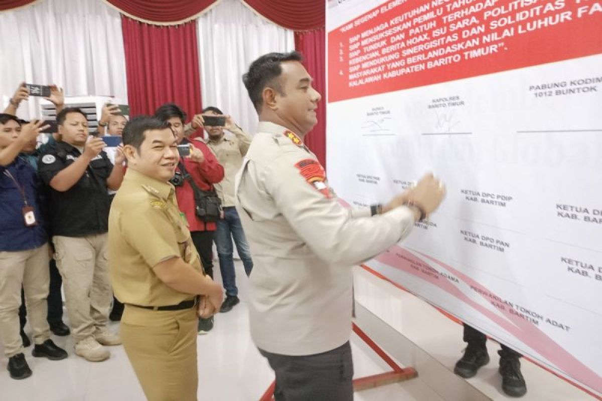 Sambut Pemilu 2024, Bupati Barito Timur imbau masyarakat jaga kedamaian