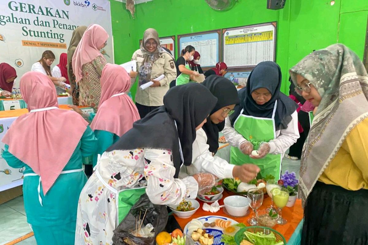 Kelompok ITC menangkan lomba masak PMT Apical Dumai