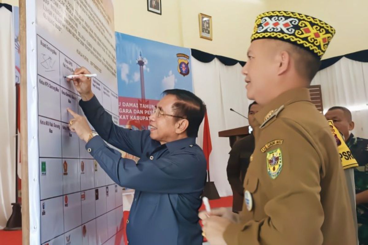 Deklarasi damai diharap ciptakan pemilu berkualitas di Gunung Mas