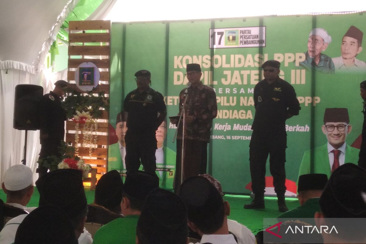 Sandiaga: Siapapun cawapres-nya PPP tetap perjuangkan Ganjar presiden