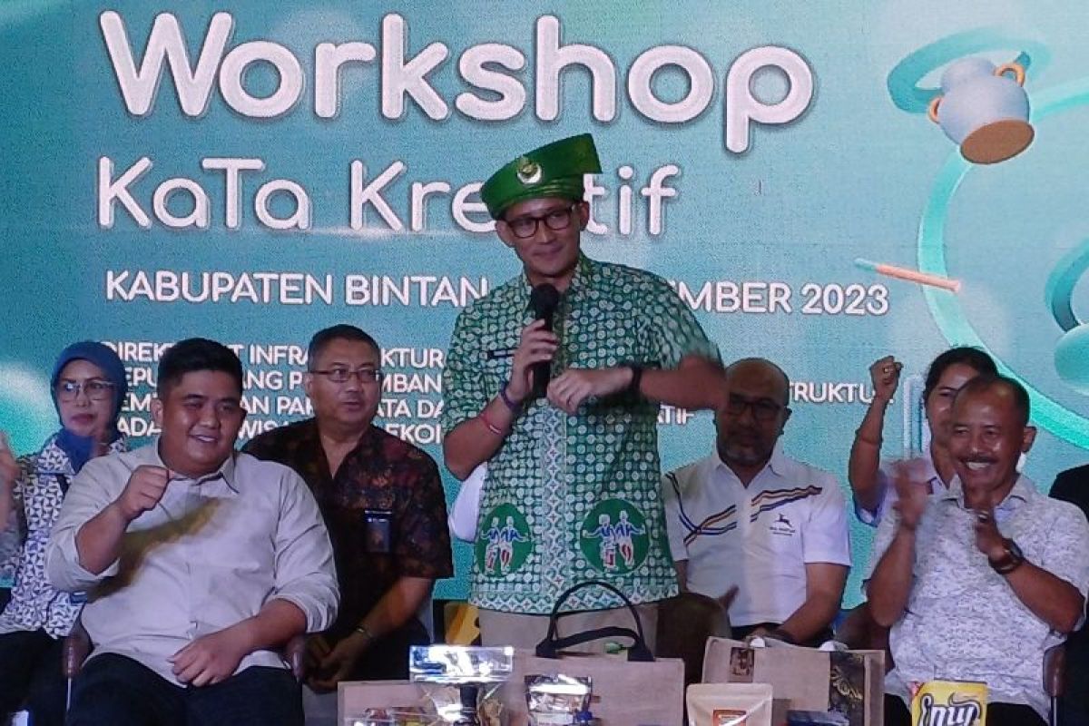 Menparekraf harap kata kreatif di Bintan ciptakan lapangan kerja baru