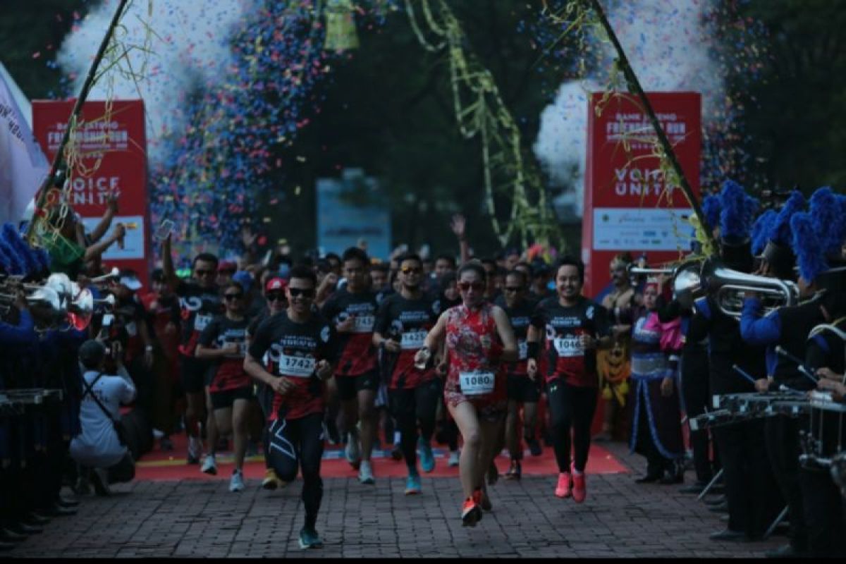 1.000 pelari antusias ikuti Bank Jateng Friendship Run di Medan