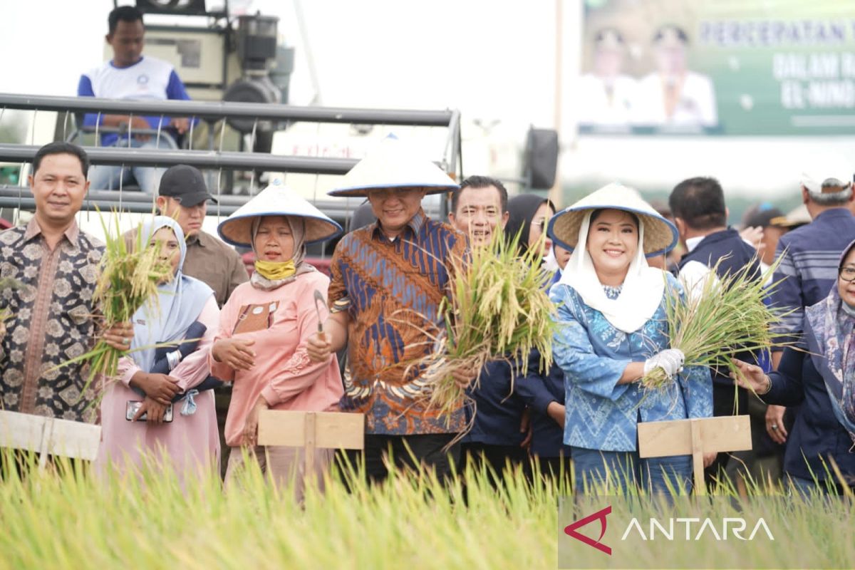 Gubernur Sumsel berikan bantuan alsintan untuk petani di  OKU Timur