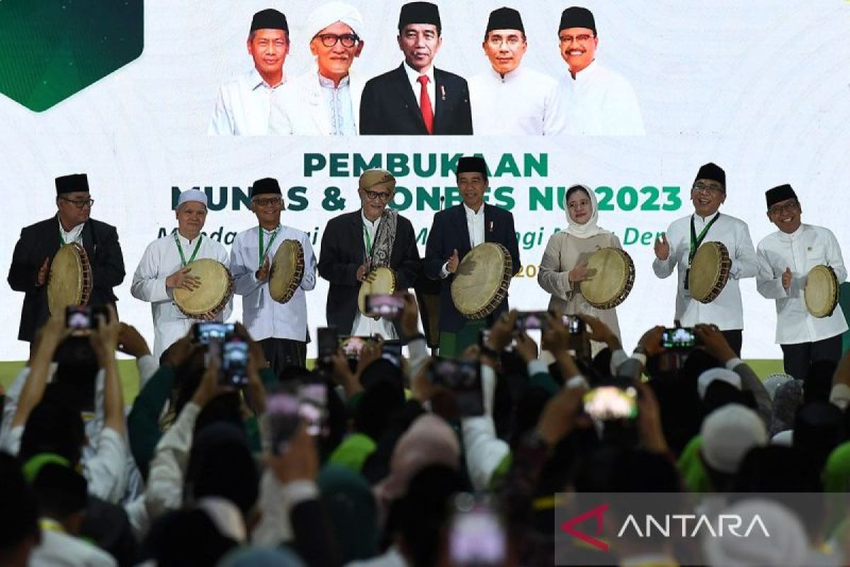 Presiden Jokowi membuka Munas-Konbes NU 2023