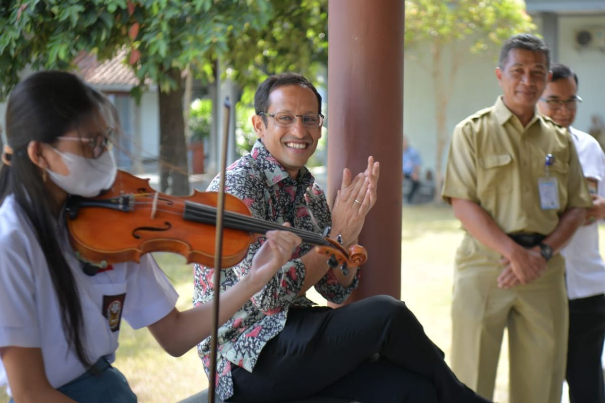 Menteri Nadiem ingin pelajari kunci keberhasilan SMKN 2 Kasihan