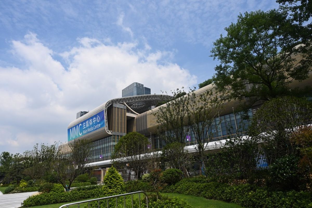 Pusat Media Utama Asian Games Hangzhou mulai resmi beroperasi