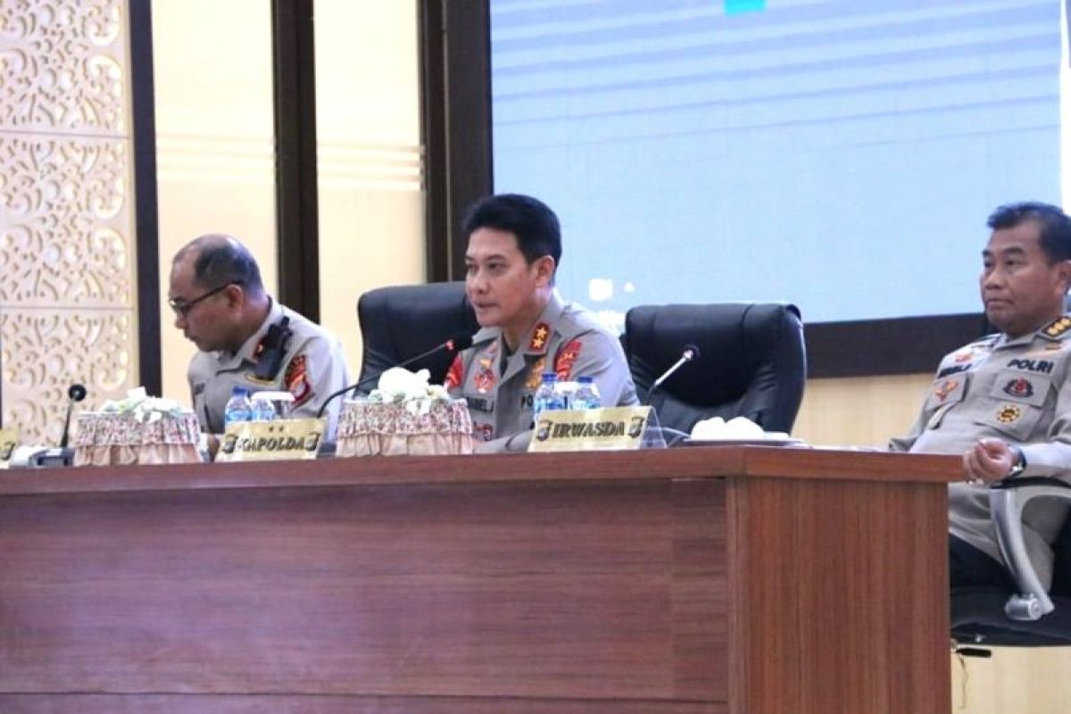 Evaluasi kinerja, Kapolda Kaltara: Hindari sikap hedonisme dan arogansi aparat