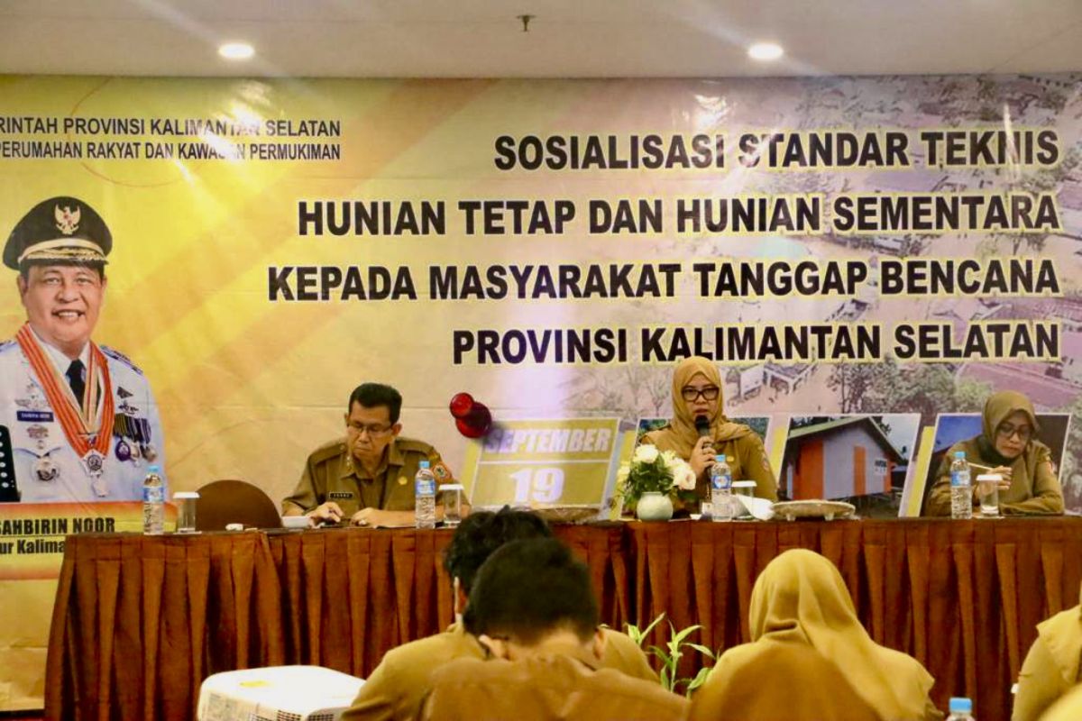 Kalsel programkan rumah hunian sementara korban bencana