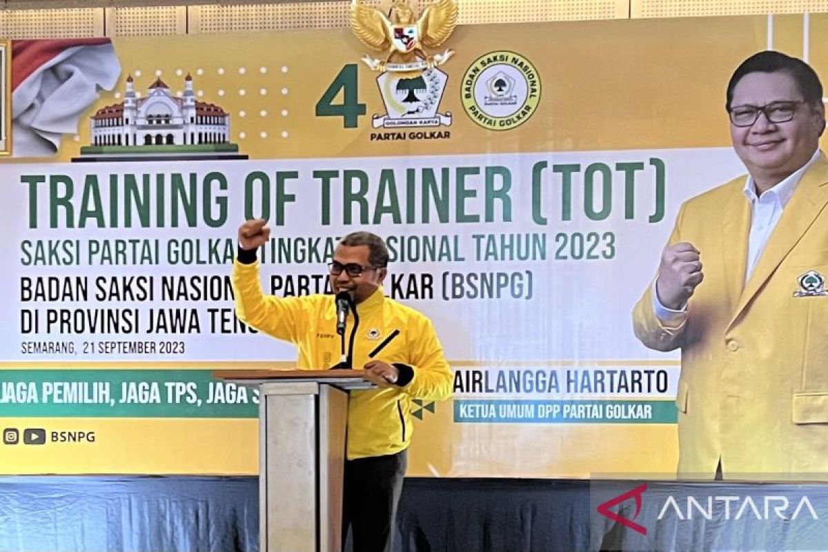 Partai  Golkar siapkan saksi pemungutan suara Pemilu 2024