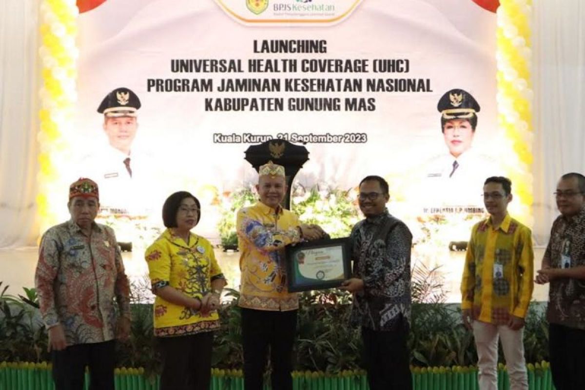 Gunung Mas peroleh predikat UHC dari BPJS Kesehatan