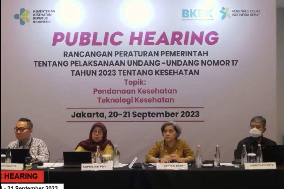 Kemenkes RI gelar uji publik aturan pendanaan kesehatan berbasis kinerja