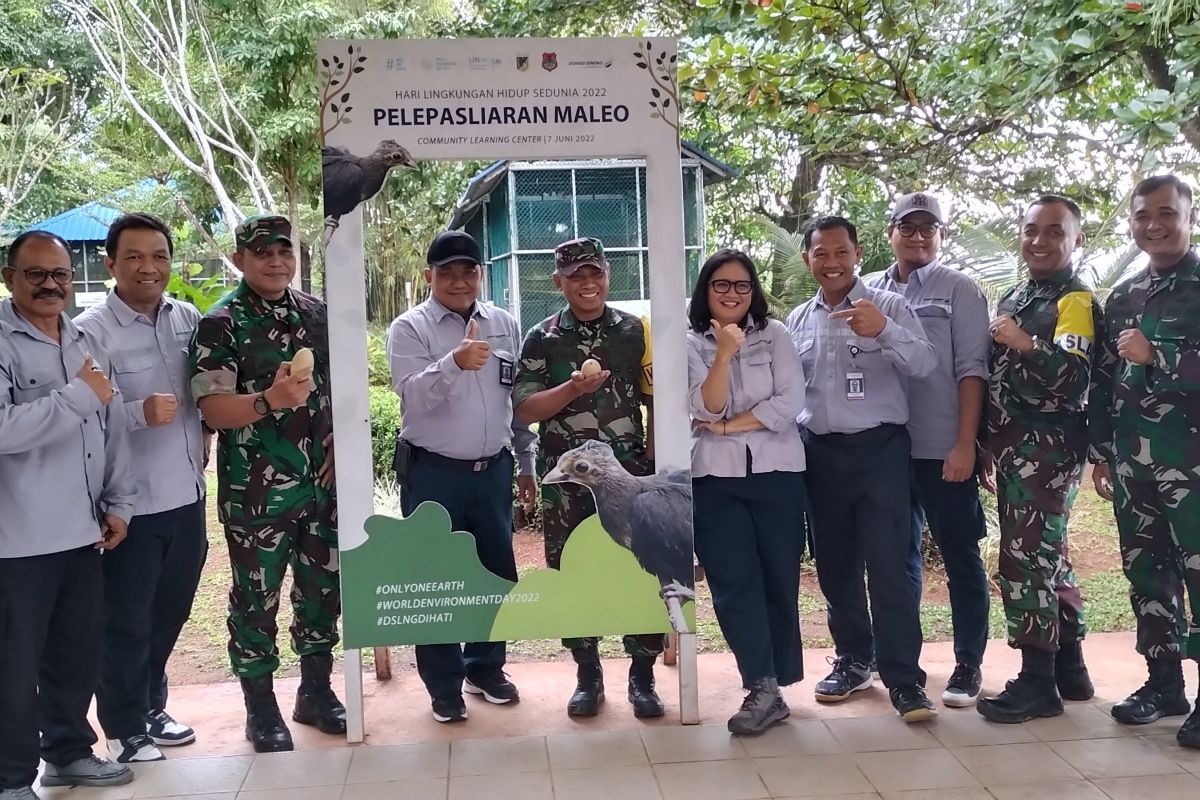 Kasdam Merdeka dan Danrem Tadulako kunjungi konservasi Maleo DSLNG