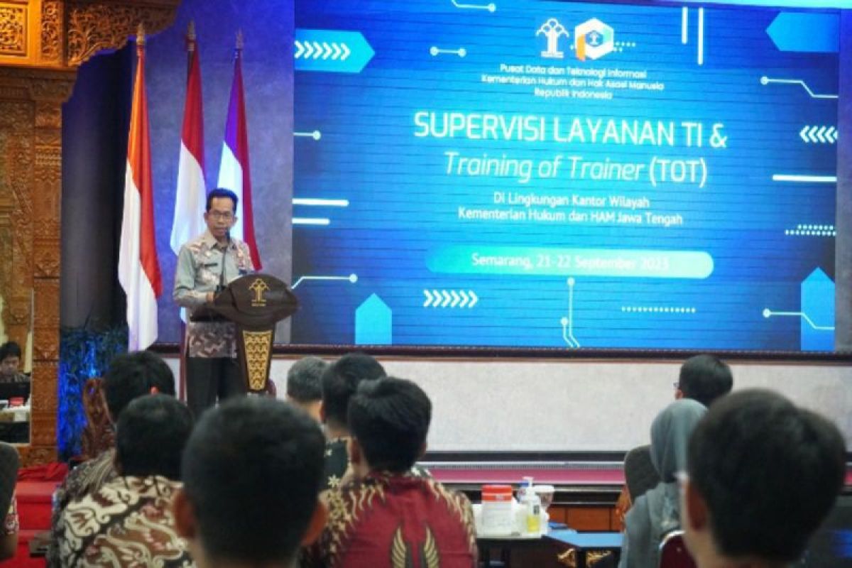 Kemenkumham Jateng dan Pusdatin gelar Supervisi Layanan TI