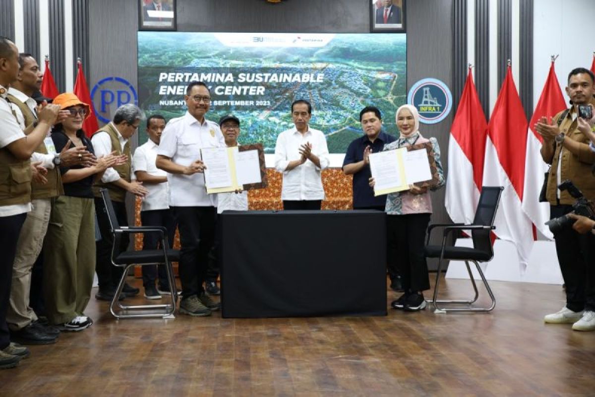 OIKN dan Pertamina kolabotasi bangun pusat energi berkelanjutan Ibu Kota Nusantara