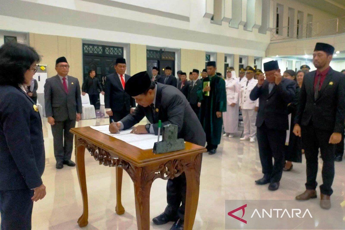 Sejumlah jabatan di Pemkab Pulang Pisau terisi, dua camat berganti