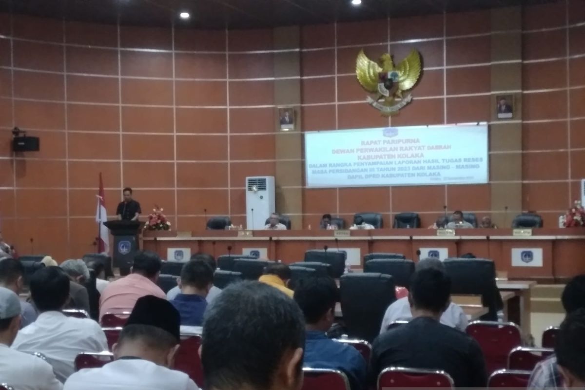 DPRD Kolaka gelar paripurna hasil reses