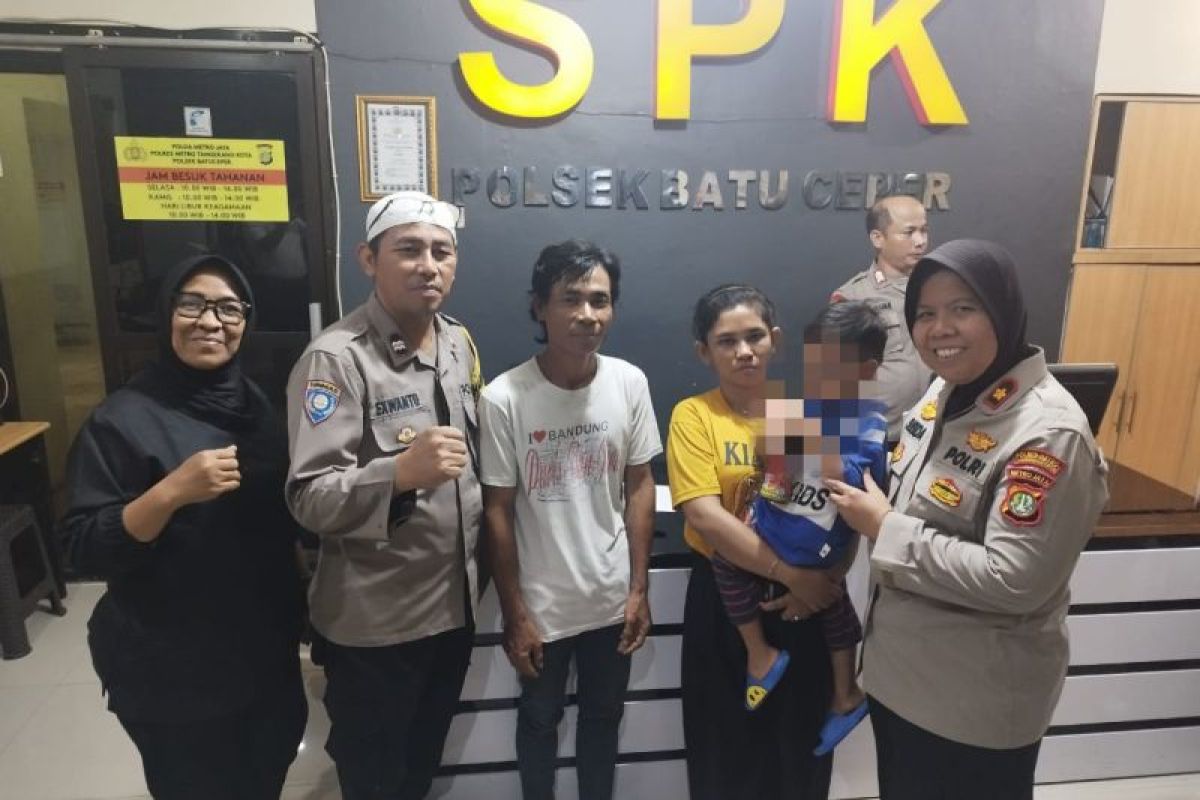 Polres Tangerang menyerahkan anak korban penculikan ke orang tua