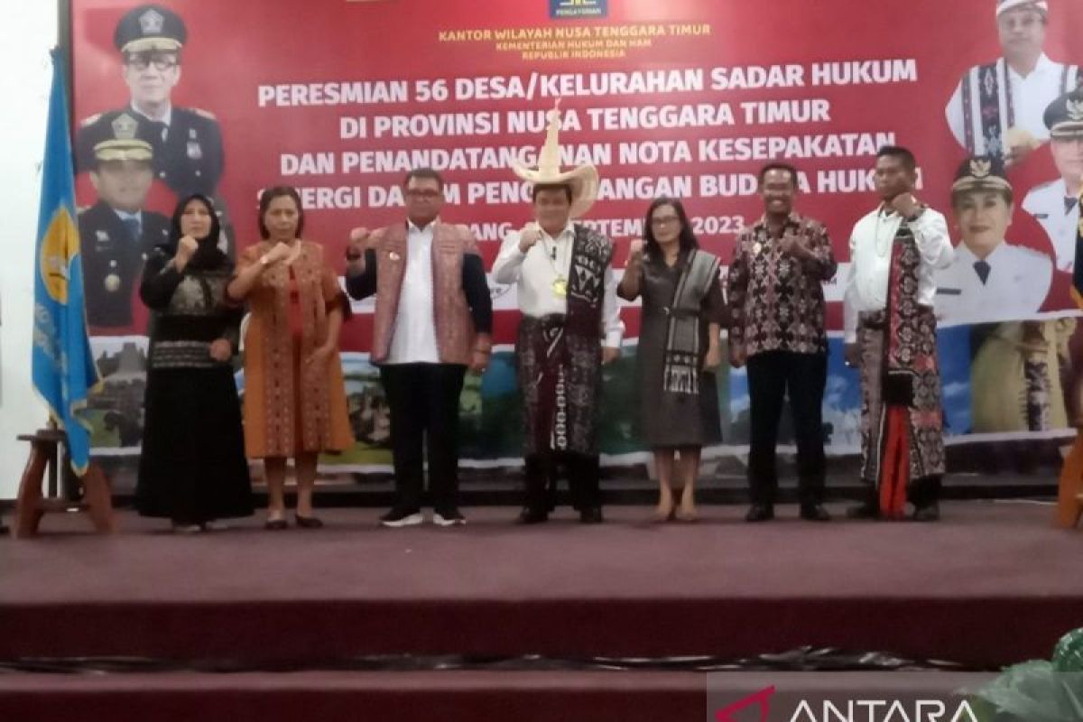 Kemenkumham: Desa sadar hukum pelopor cegah TPPO di NTT