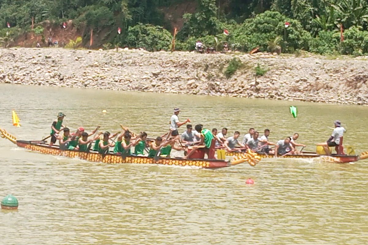 Danrem: Lomba "dragon boat" tandai arena permanendi Pasaman Barat