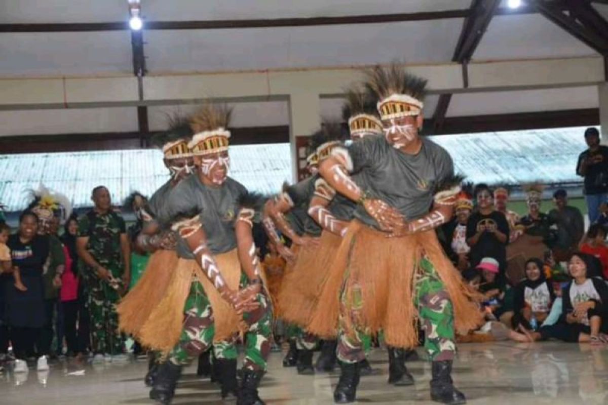 Kodim 1710/Mimika gelar lomba Tari Seka lestarikan budaya Papua