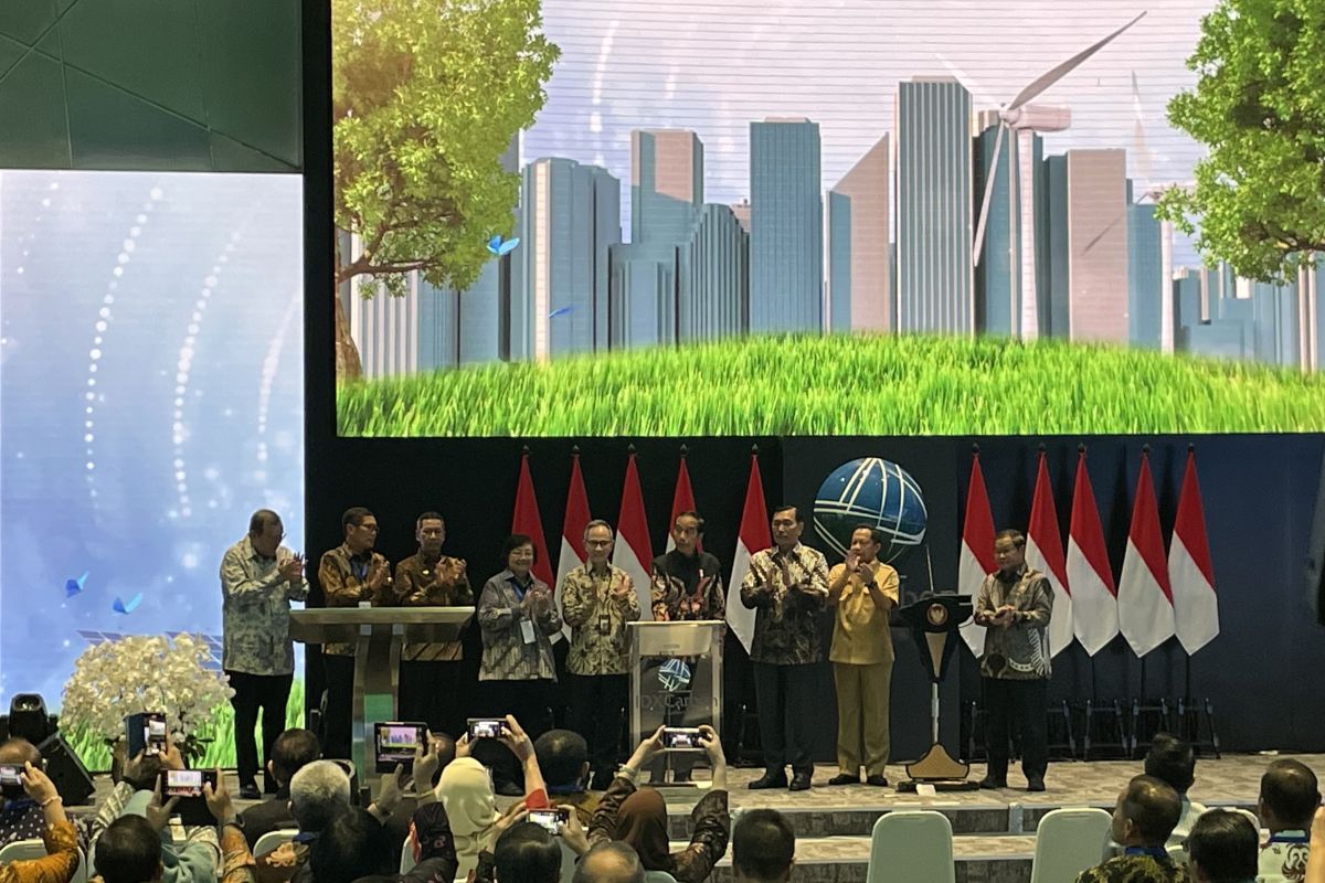 Jokowi tegaskan bursa karbon kontribusi Indonesia lawan krisis iklim
