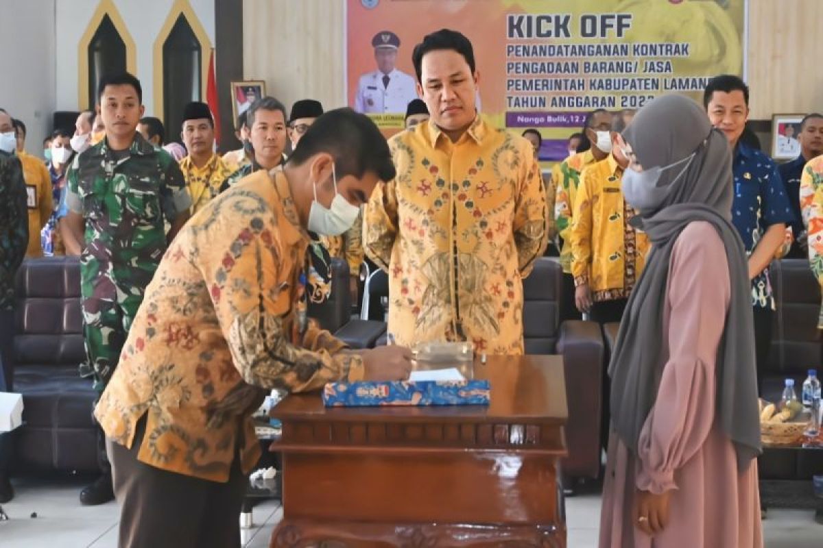 Bupati Lamandau sebut percepatan pelaksanaan kegiatan pacu pertumbuhan ekonomi