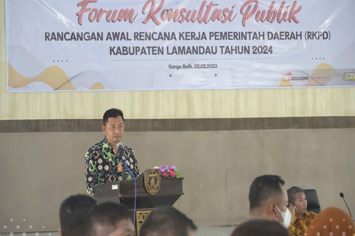 Wabup Lamandau tekankan sejumlah hal dalam penyusunan RKPD 2024