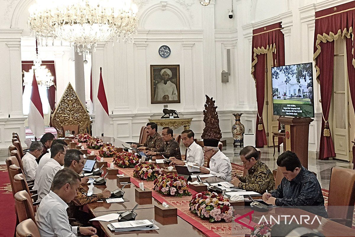 Jokowi minta percepat bangun penghubung LRT dan kereta cepat di Halim