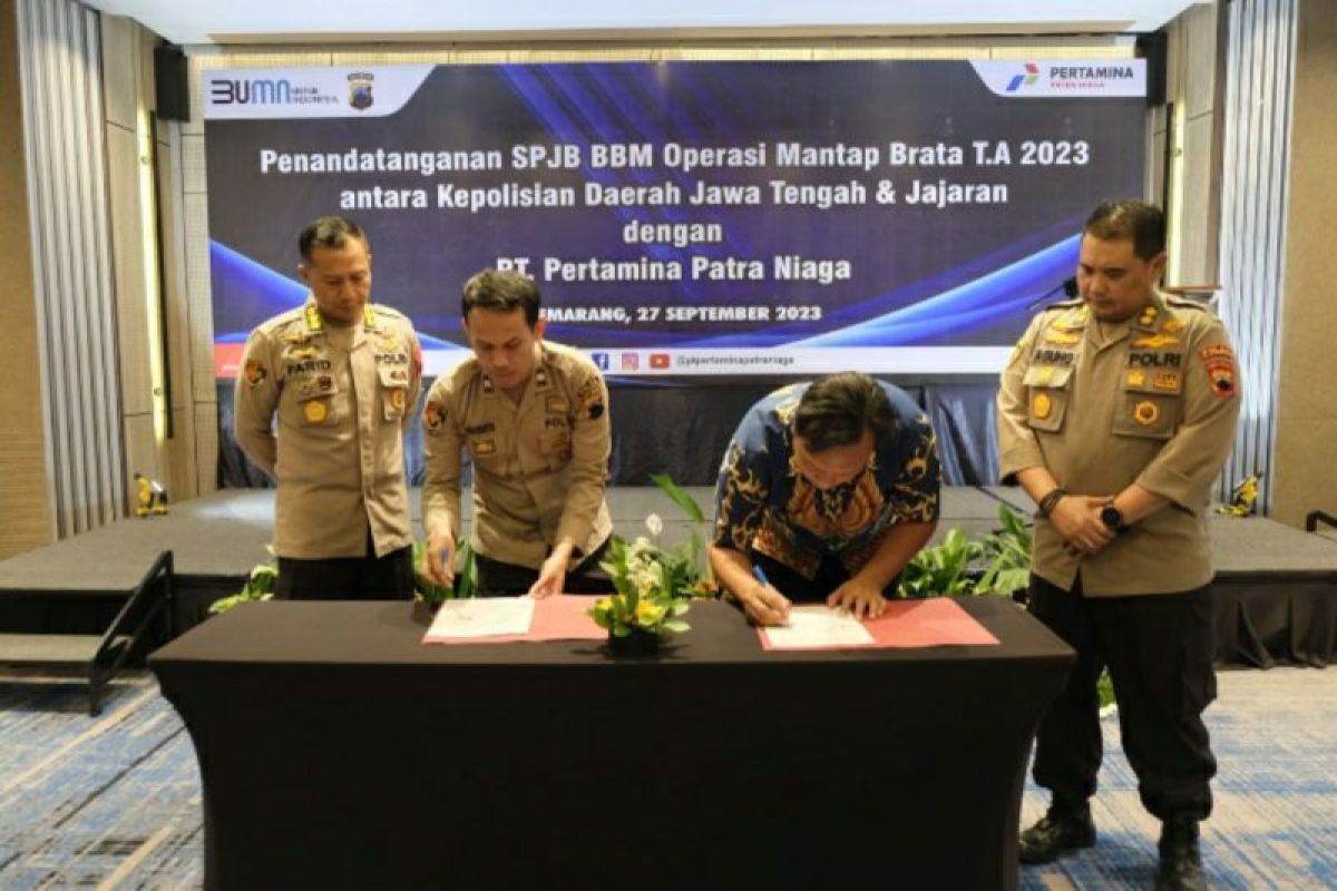 Pengamanan Pemilu 2024, Pertamina pasok BBM Polda Jateng